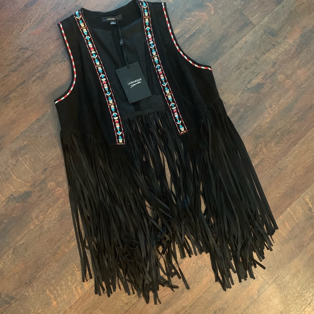 NWT LaMarque Sonia Embroidered Vest